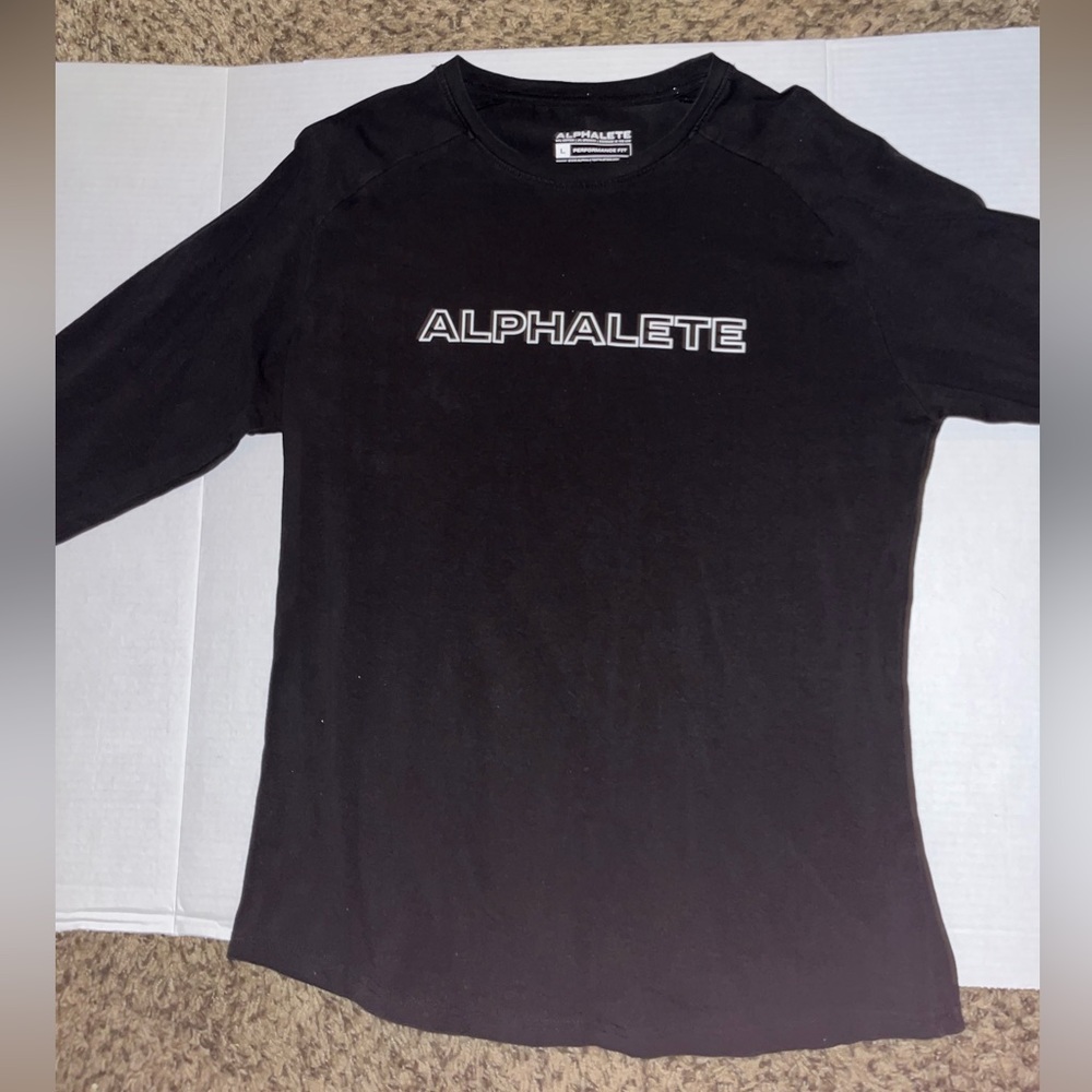 Alphalete longsleeve shirt black